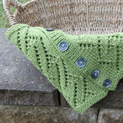 Buttoned Anniversary Cowl