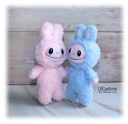 Smiling Bunny / Labubu Crochet Pattern