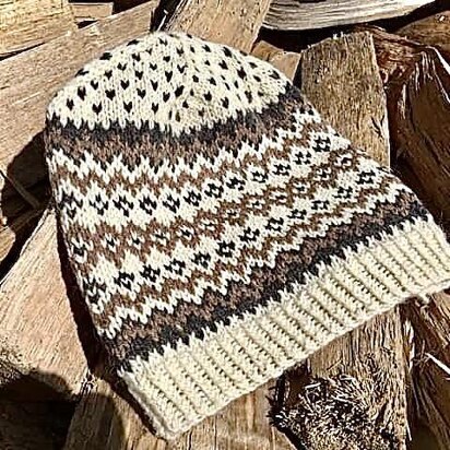 Ode to Coffee Knit Hat - knitting pattern
