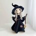Crochet witch doll, amigurumi witch, Spooky witch