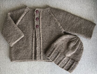 Balina Top Down Baby Cardigan