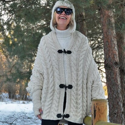 Winter Fun Cocoon-Cardigan