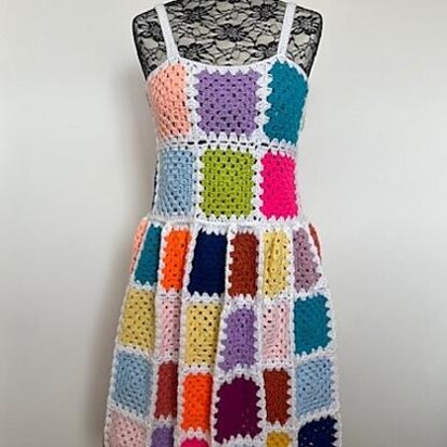 Granny Square Dress