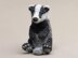 Flunsie the realistic badger who can knit!