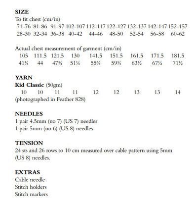 Rosehill Jumper in Rowan Kid Classic - RTP007-00010 - Downloadable PDF