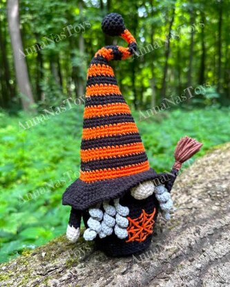 Halloween Witch with Broom