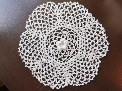 Antique rose doily