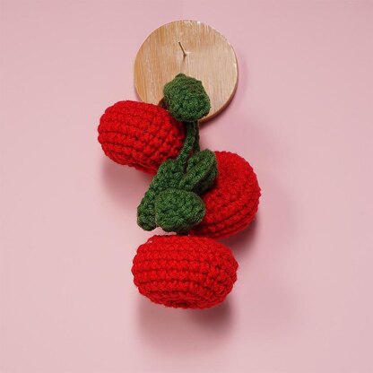 Apple Fruit Car Hanging Crochet