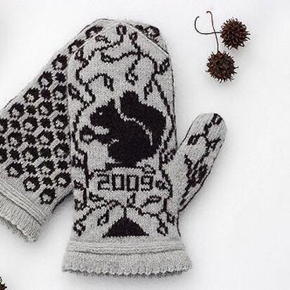 Squirrel Sampler Mittens