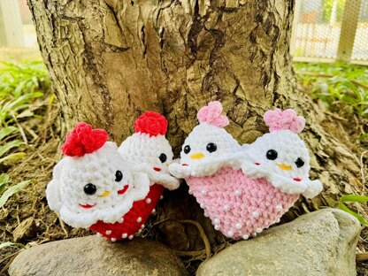 Chicken Heart Crochet Pattern