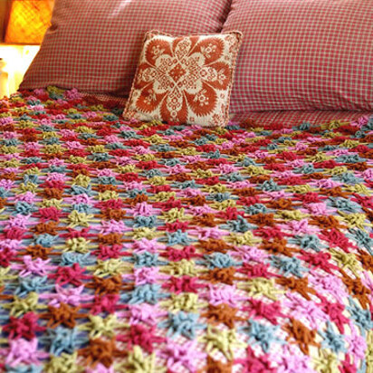 Cyanne Coverlet in Berroco Comfort DK