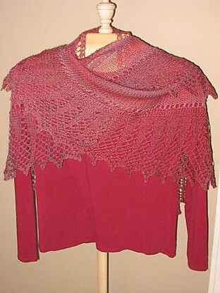 Love Affair in Lace Shawl