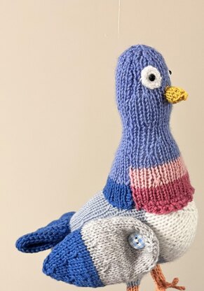 Knitting Pattern – Stuffed Dove Bird Toy