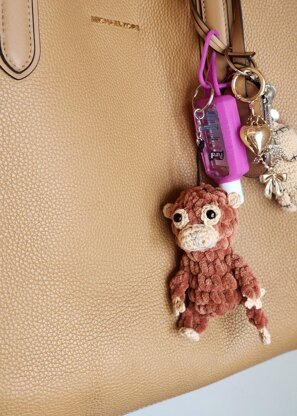 Punch monkey keychain