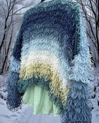 Shaggy Crochet Cardigan