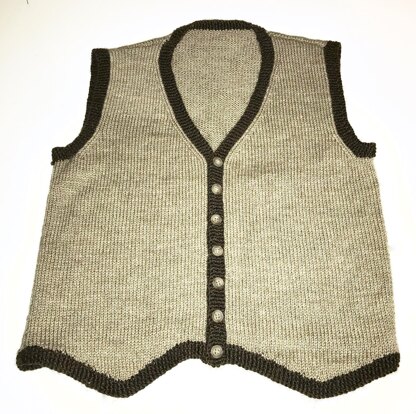 Classic point front waistcoat