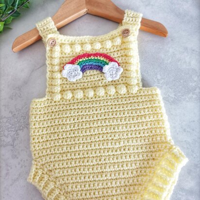 Rainbow Bobble Romper