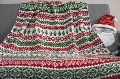 Ho Ho Ho Christmas Blanket