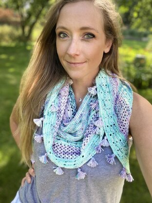 Summer Moonrise Shawl