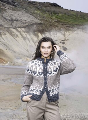 Uppbót Cardigan in LOPI Álafosslopi