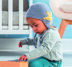 Crochet Star Baby Earflap Hat in Bernat Bundle Up - Downloadable PDF