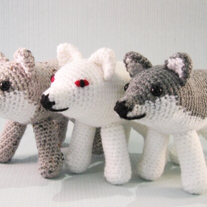 Wolf and Direwolf Amigurumi