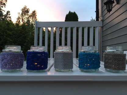 8 Mason Jar Candle Cover