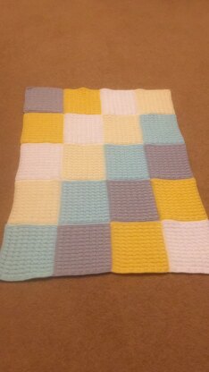 Colour-Mix Baby Blanket