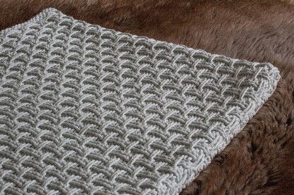 Hessian Baby Blanket