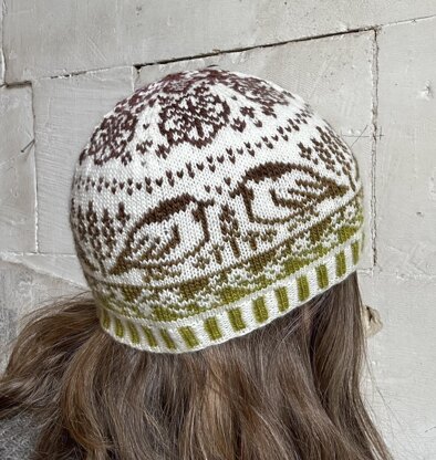 Dr. Heather Sander:  black-capped chickadee hat pattern