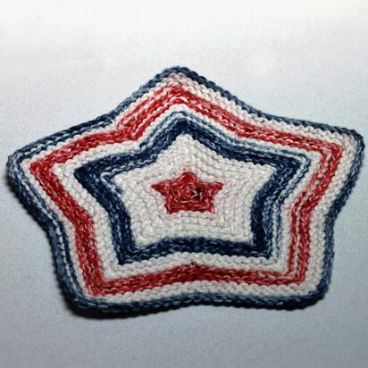 Stars and Stripes Dishcloth