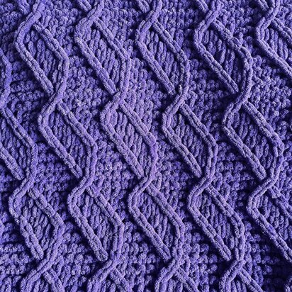 Double Helix Blanket - knitting pattern