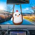 Swinging Chick Car Hanging