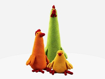 Chickens Trio - Amigurumi