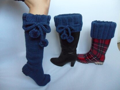 Wool Cotton Boot Socks by Nishiguchi Kusushita