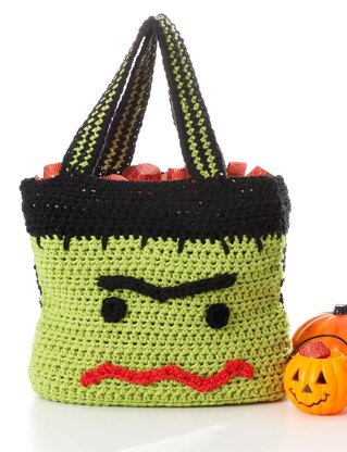 Monster Trick or Treat Bag in Lily Sugar 'n Cream Solids