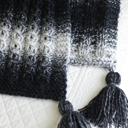 Faux Cable Blanket