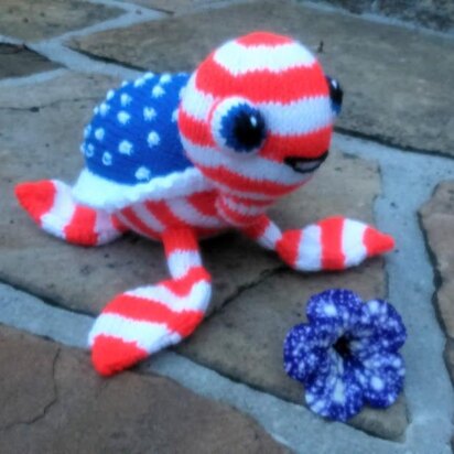 American Flag Sea Turtle