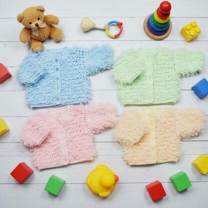 220-Loopy Baby Jackets Crochet Pattern #220