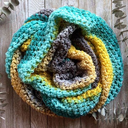 Sugar Shack Infinity Scarf Crochet pattern by Trista Ziemendorf