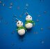 Mini Snowman Christmas Earrings