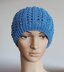 Emily - lace stitch ponytail beanie