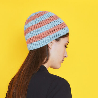 Easy Beanie Hat - Free Knitting Pattern in Paintbox Yarns Simply Aran