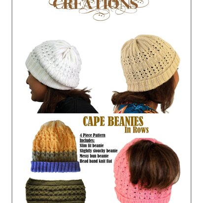 Cape Beanies In Rows