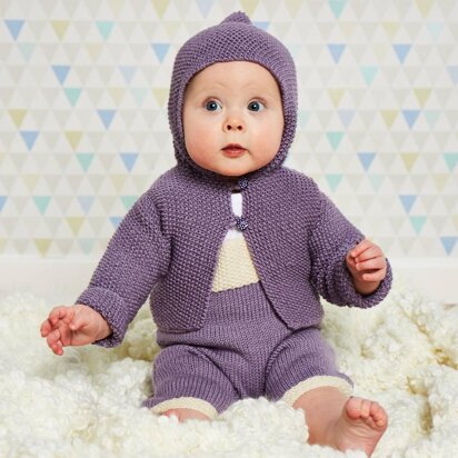 Baby Boom Baby Dungarees and Hooded Jacket