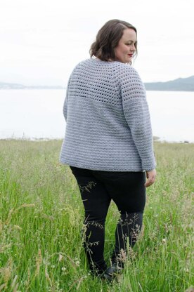 Simple Top Down Raglan Cardigan