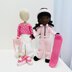 Snowboard doll pattern, amigurumi doll with clothes
