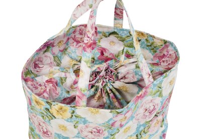 Hobbygift Rose Blossom Drawstring Craft Bag