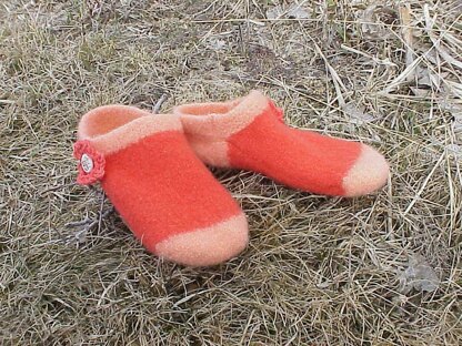 EZ 2-Needle Felted Slipper Pattern