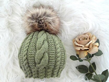 Pattern Knitted Girls Hat Womens Hat Jessica